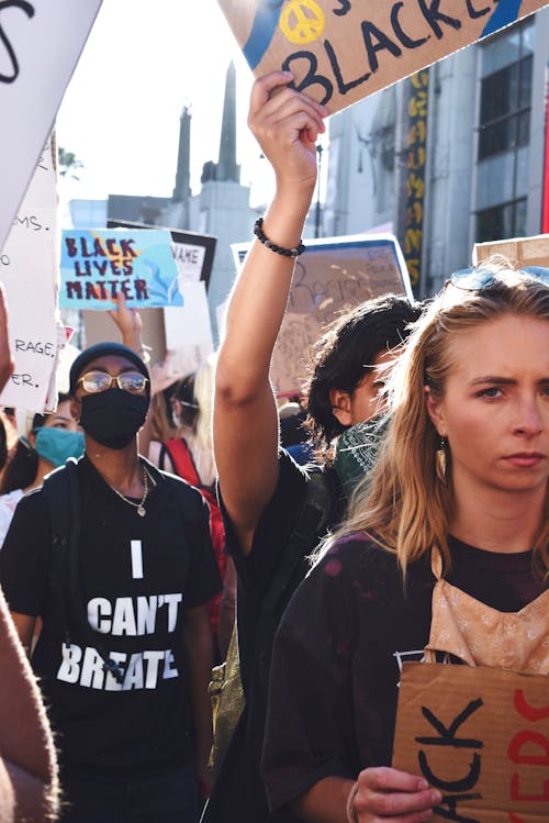 People Protesting in the Street