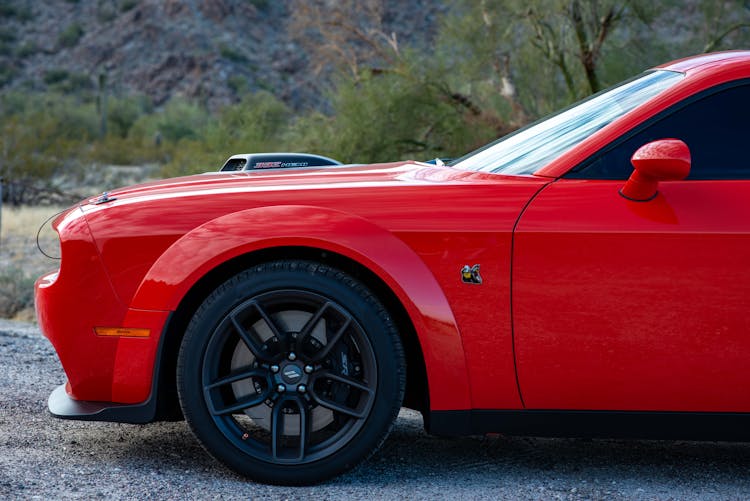 Side View Of A Muscle Car