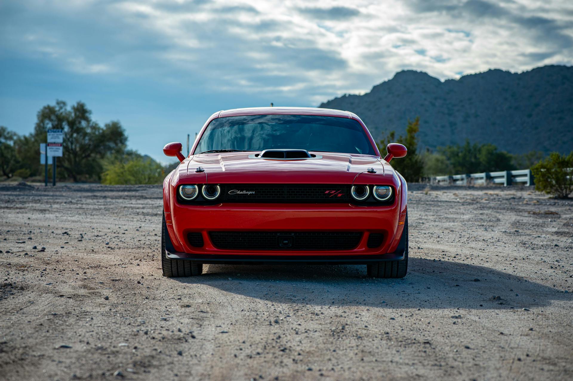 Red Dodge Challenger