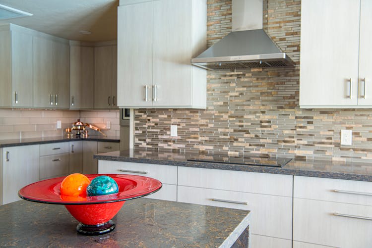 Fruit On Plate In Kitchen