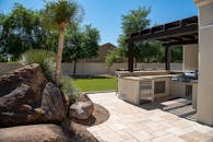 Kitchen in House Garden