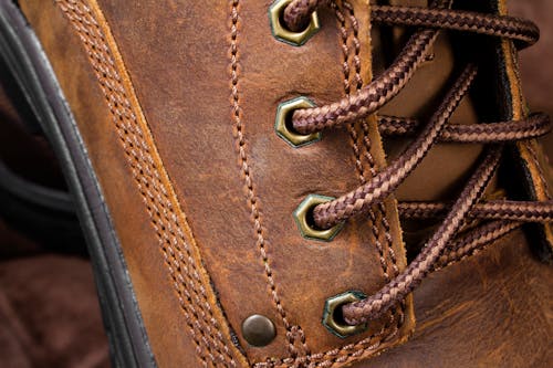 Free Brown Leather Shoes in Close-Up Shot Stock Photo
