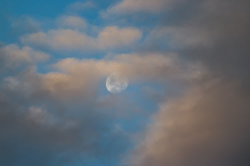Full Moon in a Cloudy Sky 