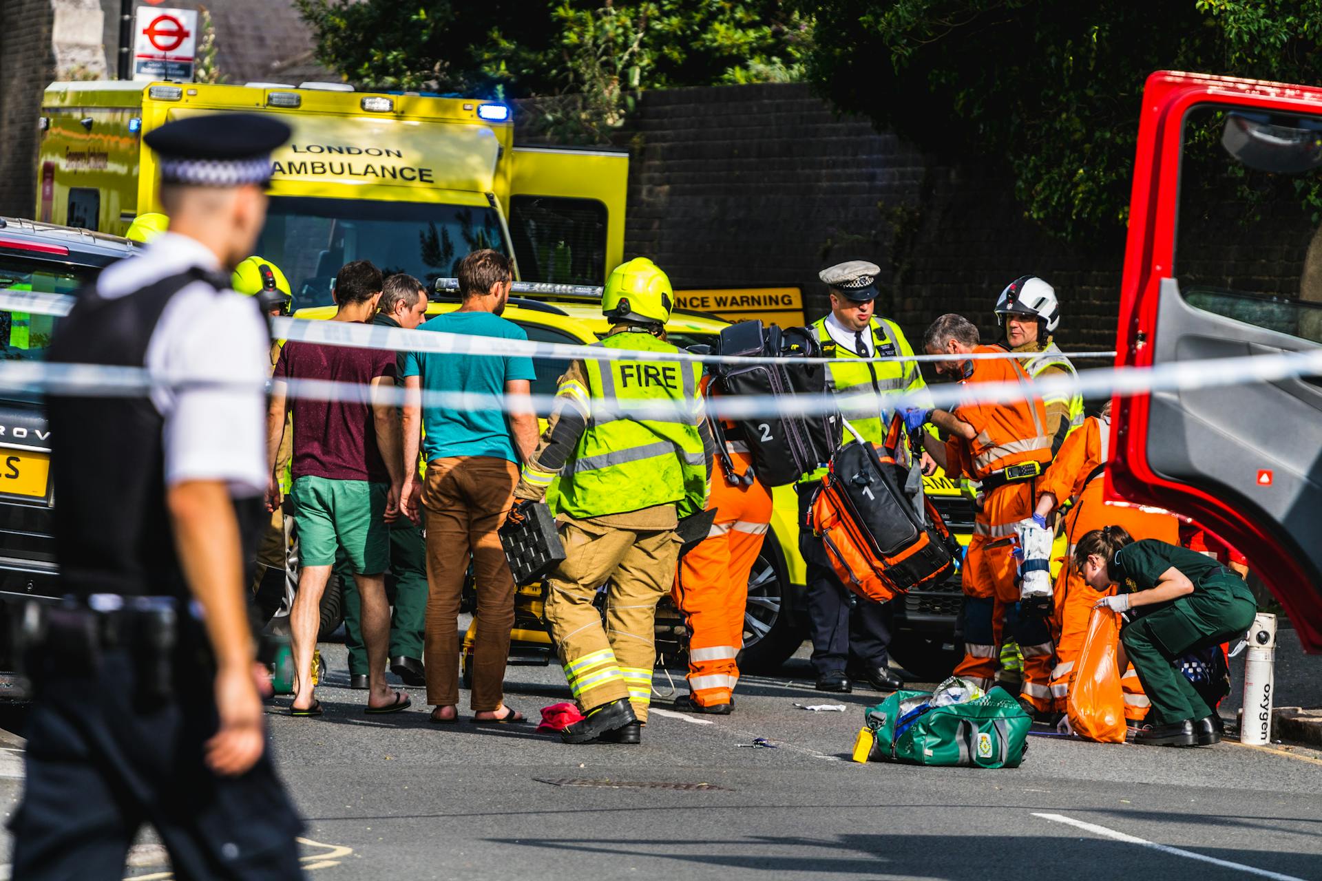 Rescue Team during an Accident