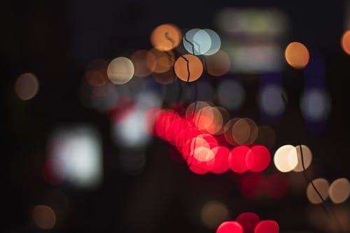 Free stock photo of blur, city lights, lights