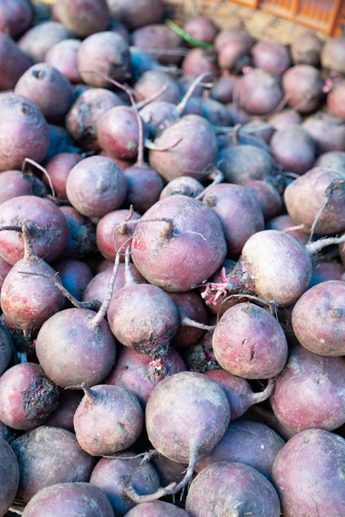 Close-Up Shot of Beetroots