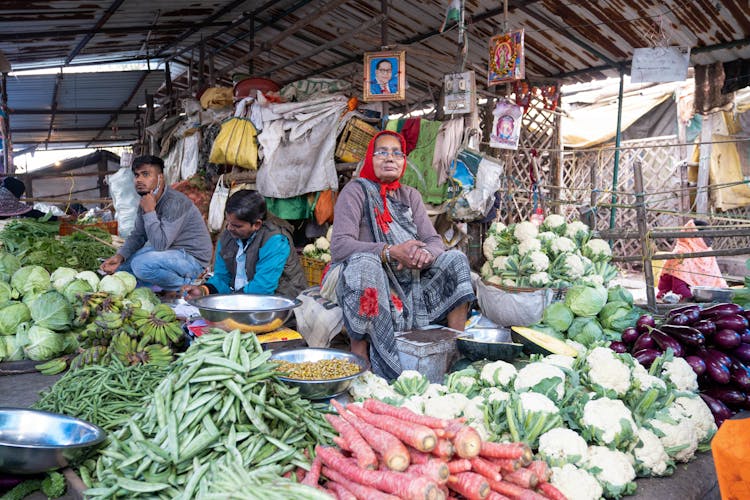 Vendors Selling Vegetables