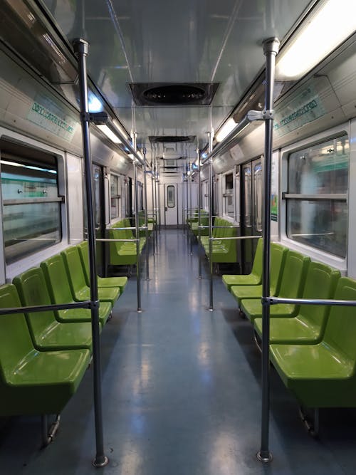 Green Seats in a Train