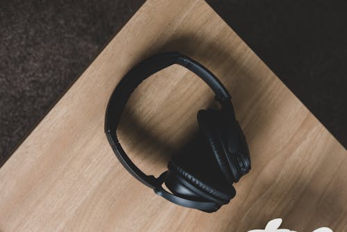 Foto stok gratis headphone bose, headphone hitam