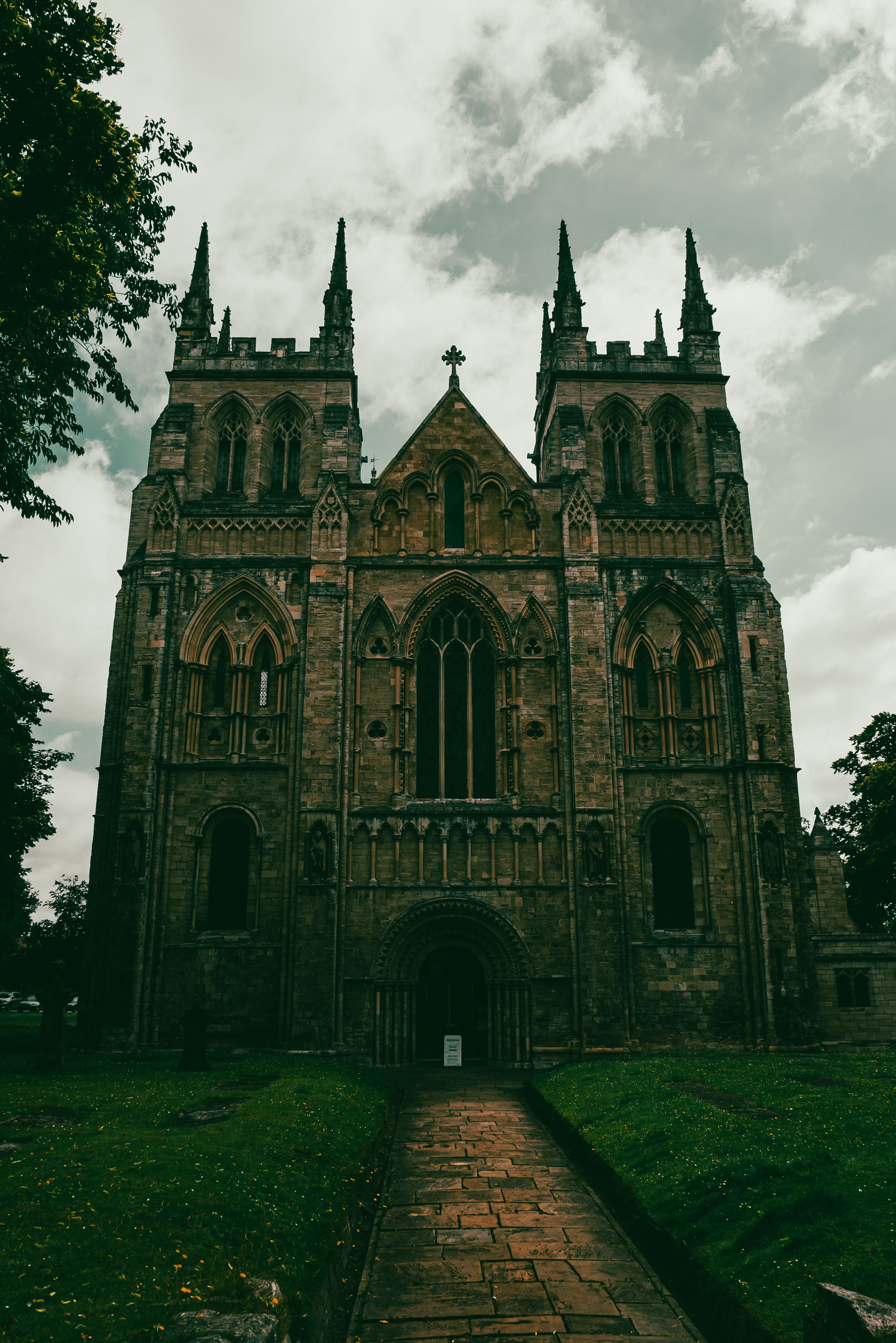 Selby Abbey and market town, North Yorkshire