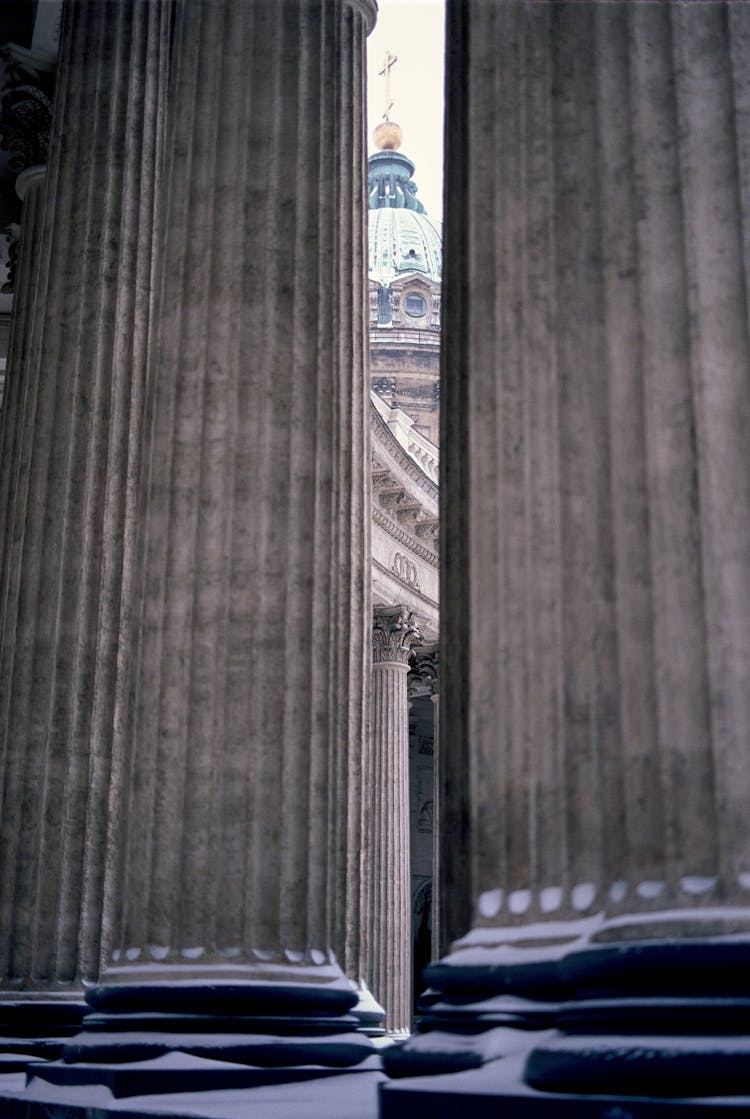 View Of Tall Columns