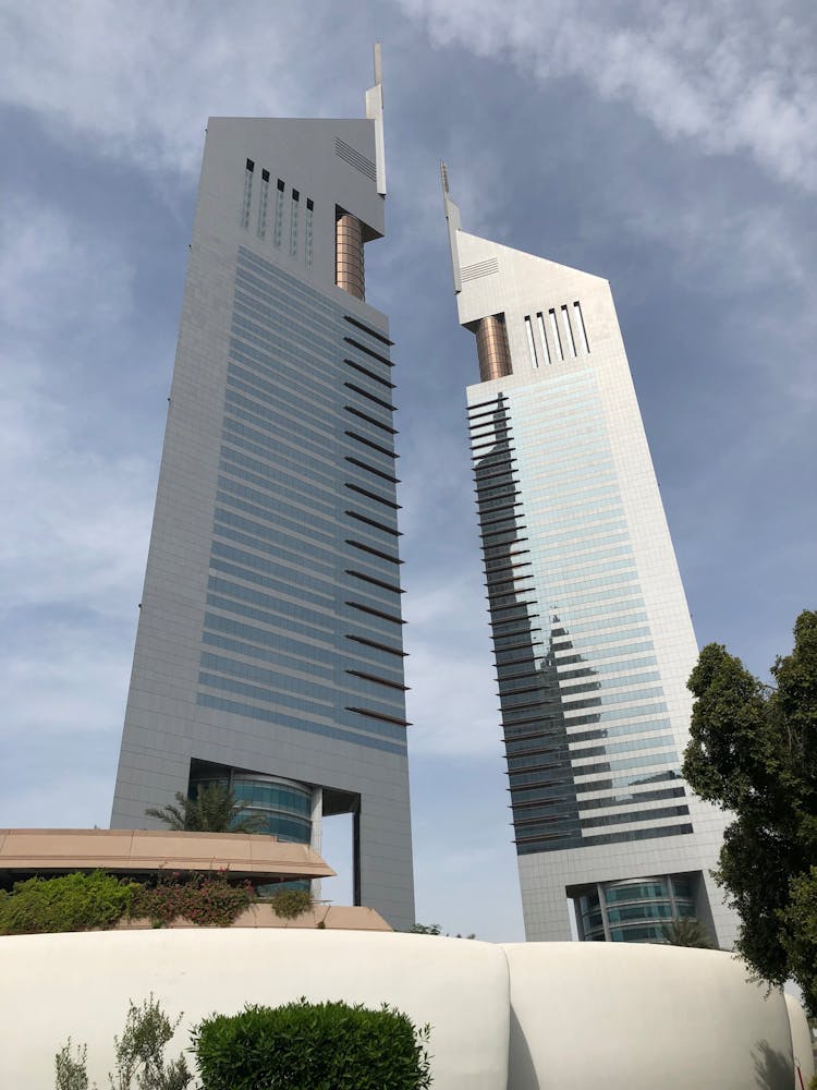 Low Angle Shot Of Jumeirah Emirates Towers