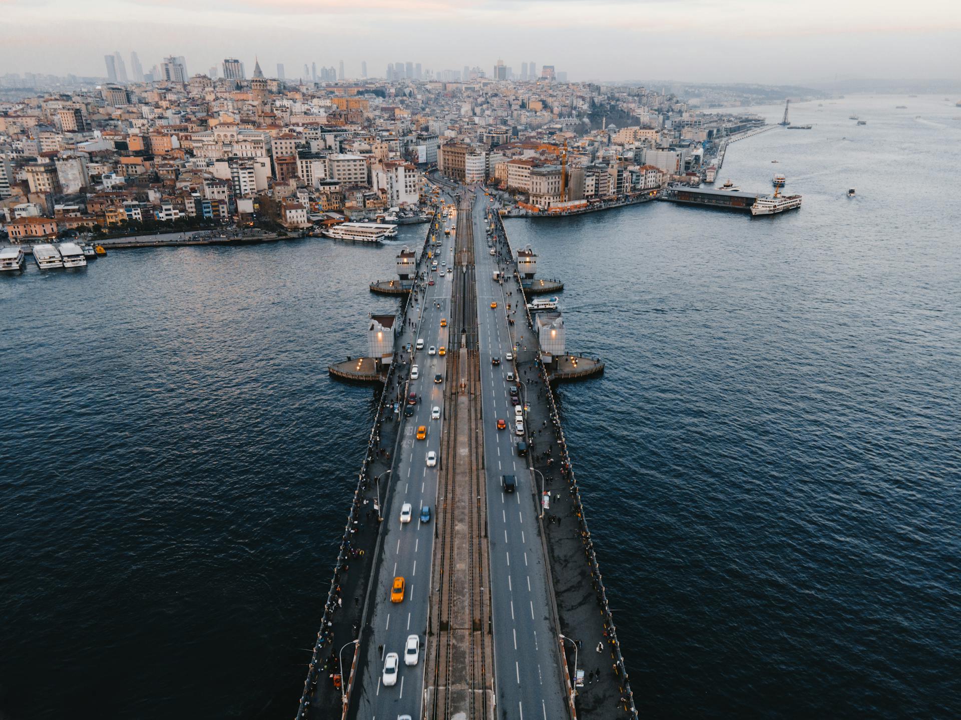 Galata Bridge in Istanbul