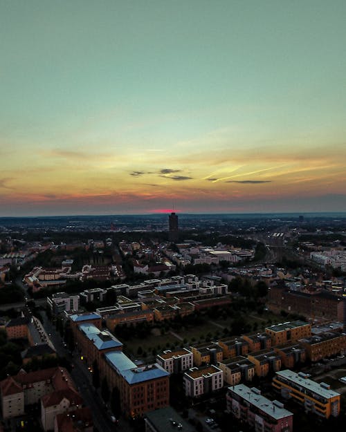 Бесплатное стоковое фото с city_skyline, синее небо