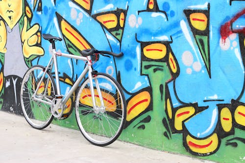 Безкоштовне стокове фото на тему «велосипед, графіті, мистецтво»