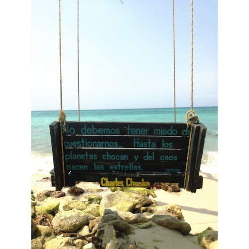 Foto stok gratis laut, pantai, tempat tidur gantung