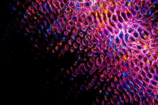 Dynamic and colorful modern abstract art with geometric shapes and glowing textures.