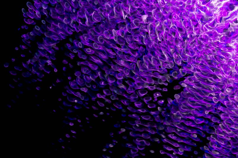 Abstract violet light-painting study — photo by Merlin Lightpainting on Pexels