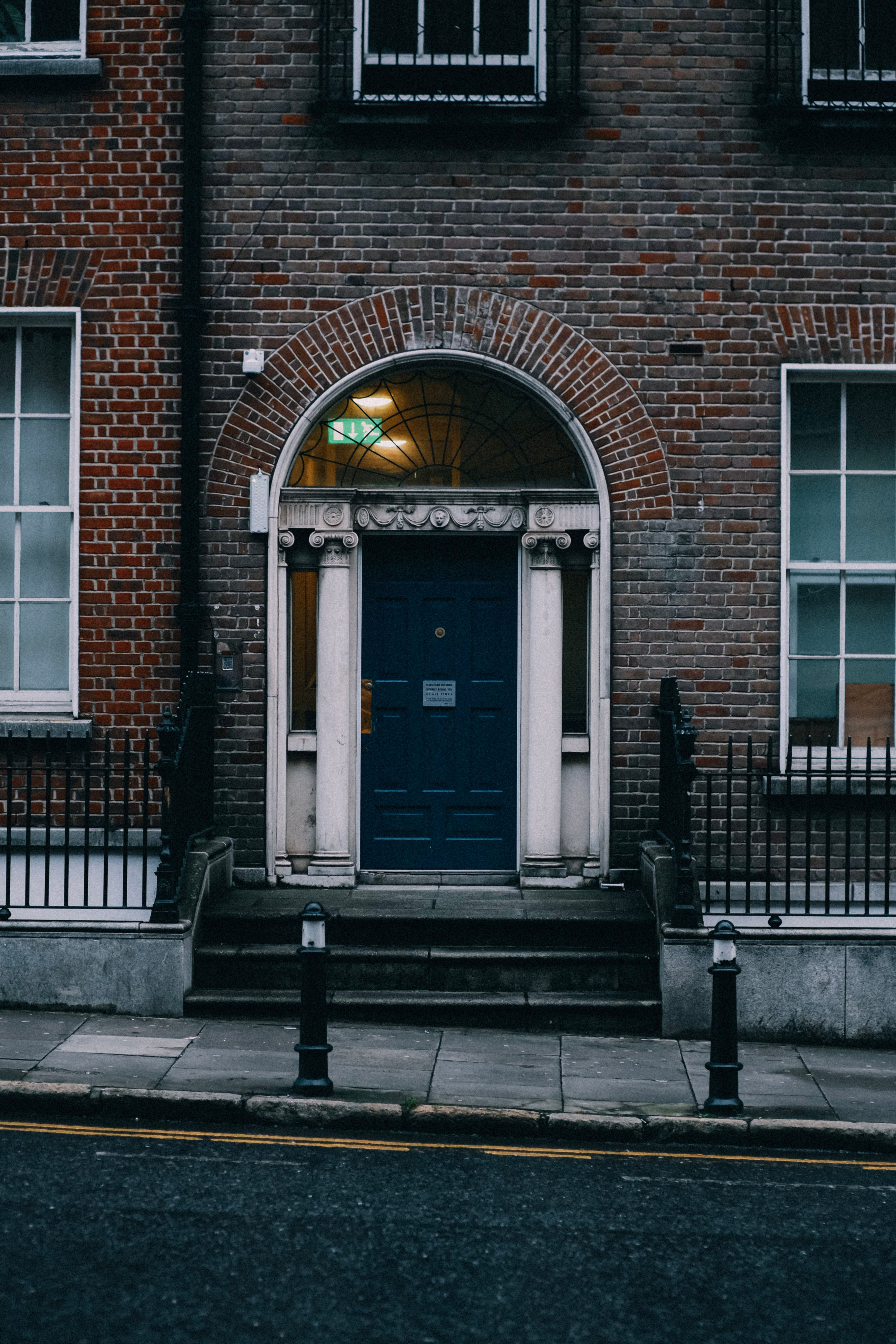 Photo of a Building with a Blue Door · Free Stock Photo