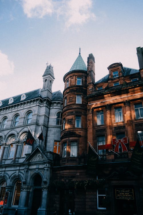 Fotobanka s bezplatnými fotkami na tému Edinburgh, exteriér budovy, fasáda