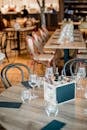 Empty Tables at Restaurant