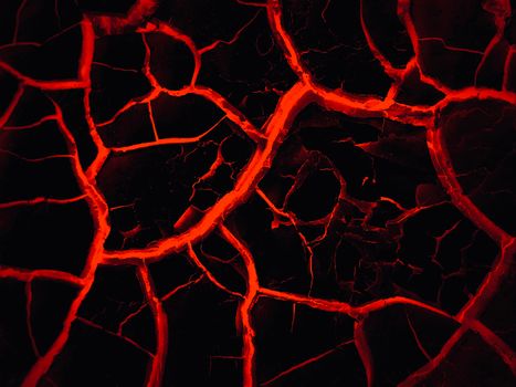 Macro Photography of Surface of a Lava