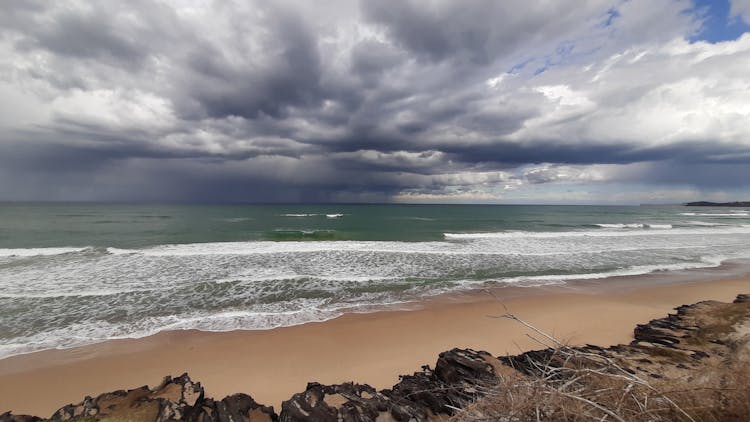 Storm Clouds Over Sea