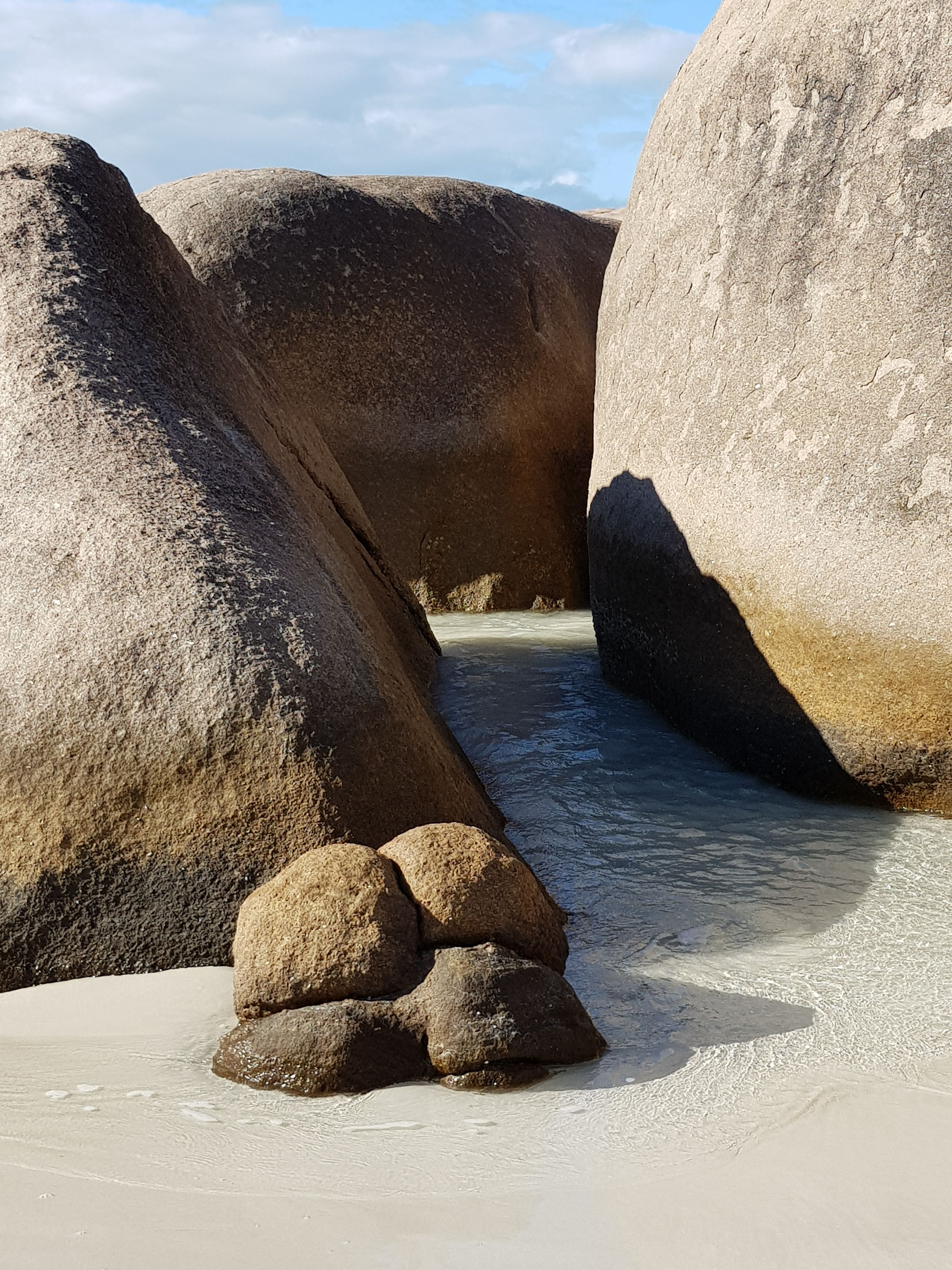 Rocks in the Shore in a White Sand Beach · Free Stock Photo