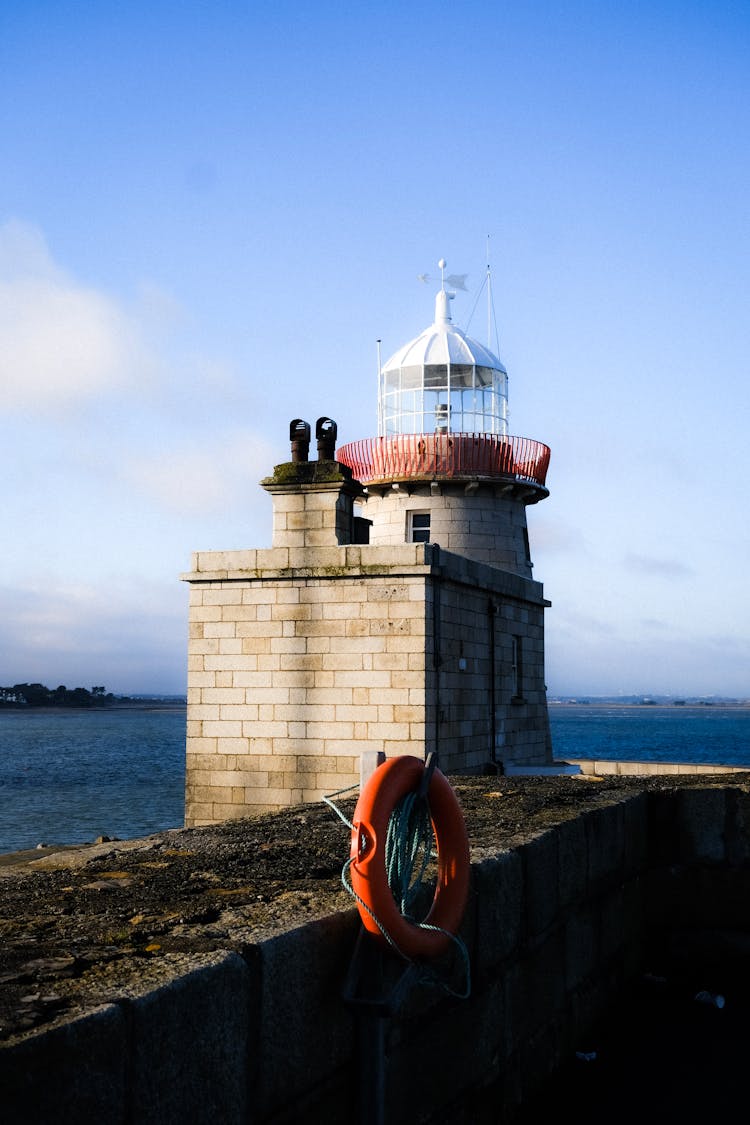 Howth Harbour Lighthouse In Ireland