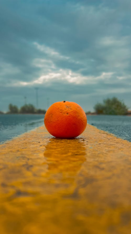 Free stock photo of brick road, iphone, orange