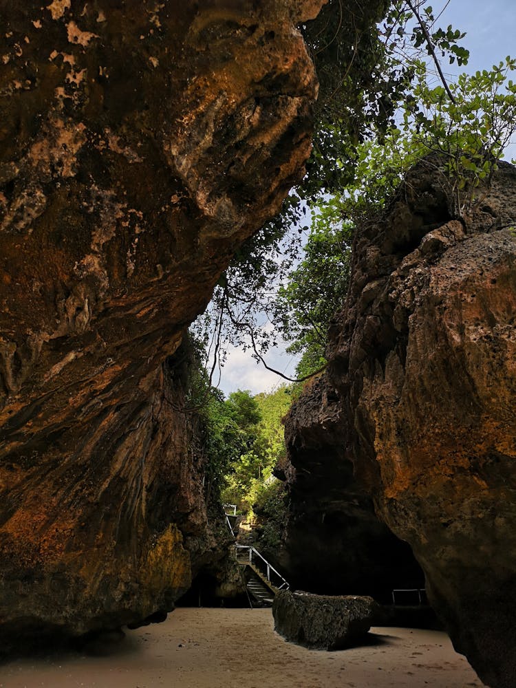 Rocks In Canyon 