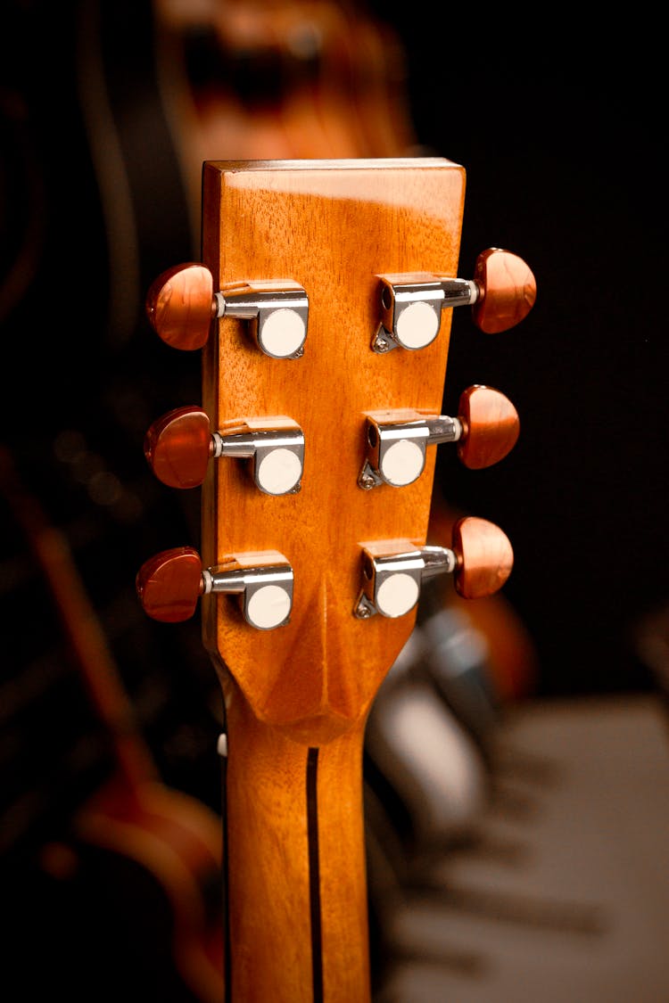 Tuner Of An Acoustic Guitar