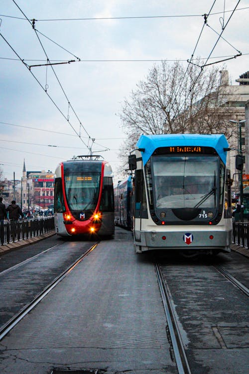 Trains on the Tramway