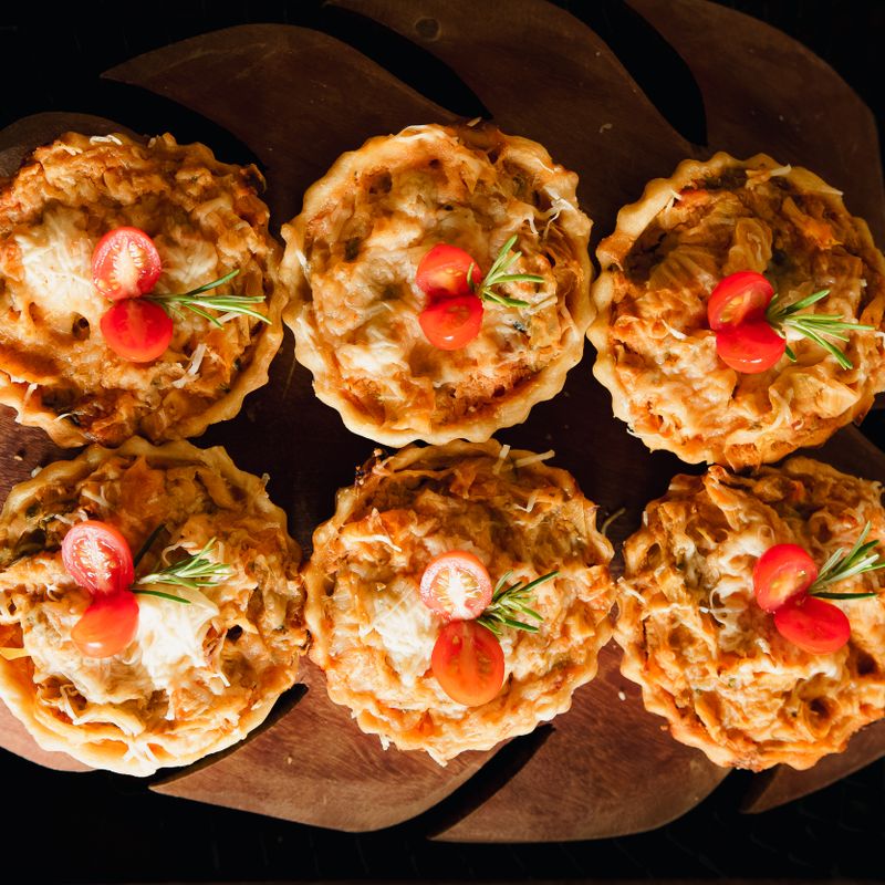 Chicken Pot Pie Soup with Puff Pastry Crowns