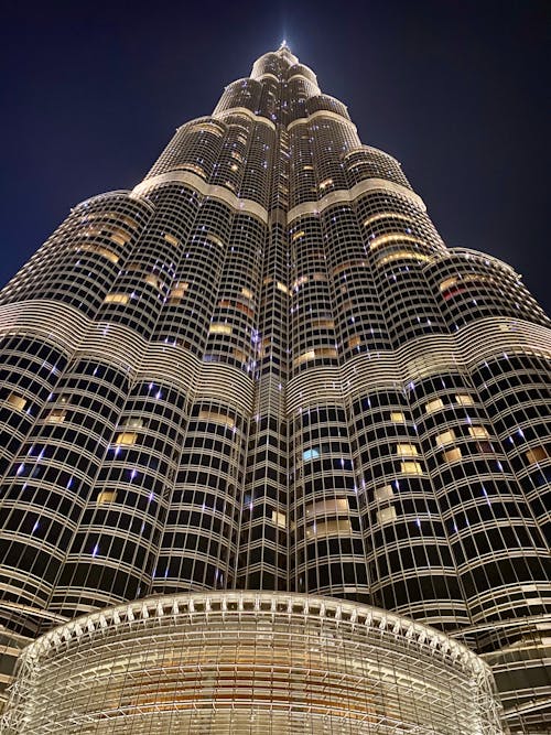 Gratis lagerfoto af belyst, burj khalifa, by