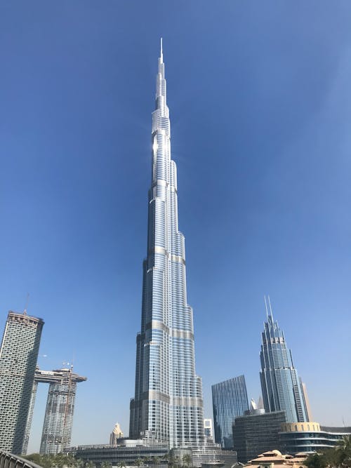 Free The Burj Khalifa in Dubai Stock Photo