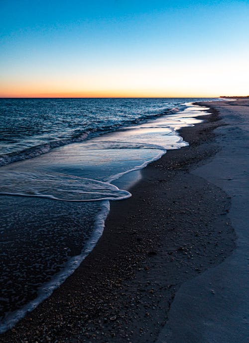 Waves on Beach Shore