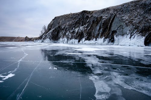 Fotos de stock gratuitas de acantilado, bahía, congelado