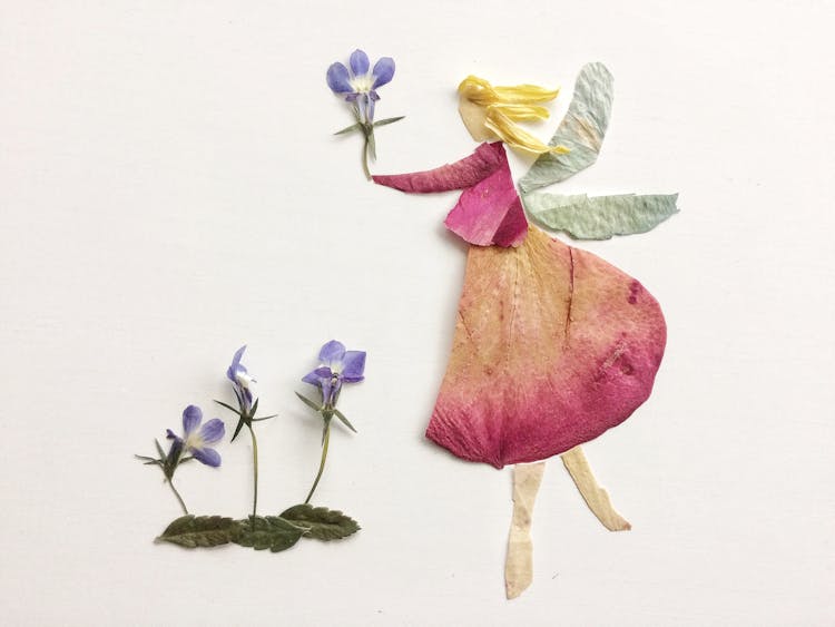 Paper Art With Flowers