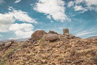 Brown Rocks on Mountain Area