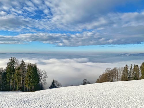 Fotos de stock gratuitas de nevar, nubes, por encima de las nubes