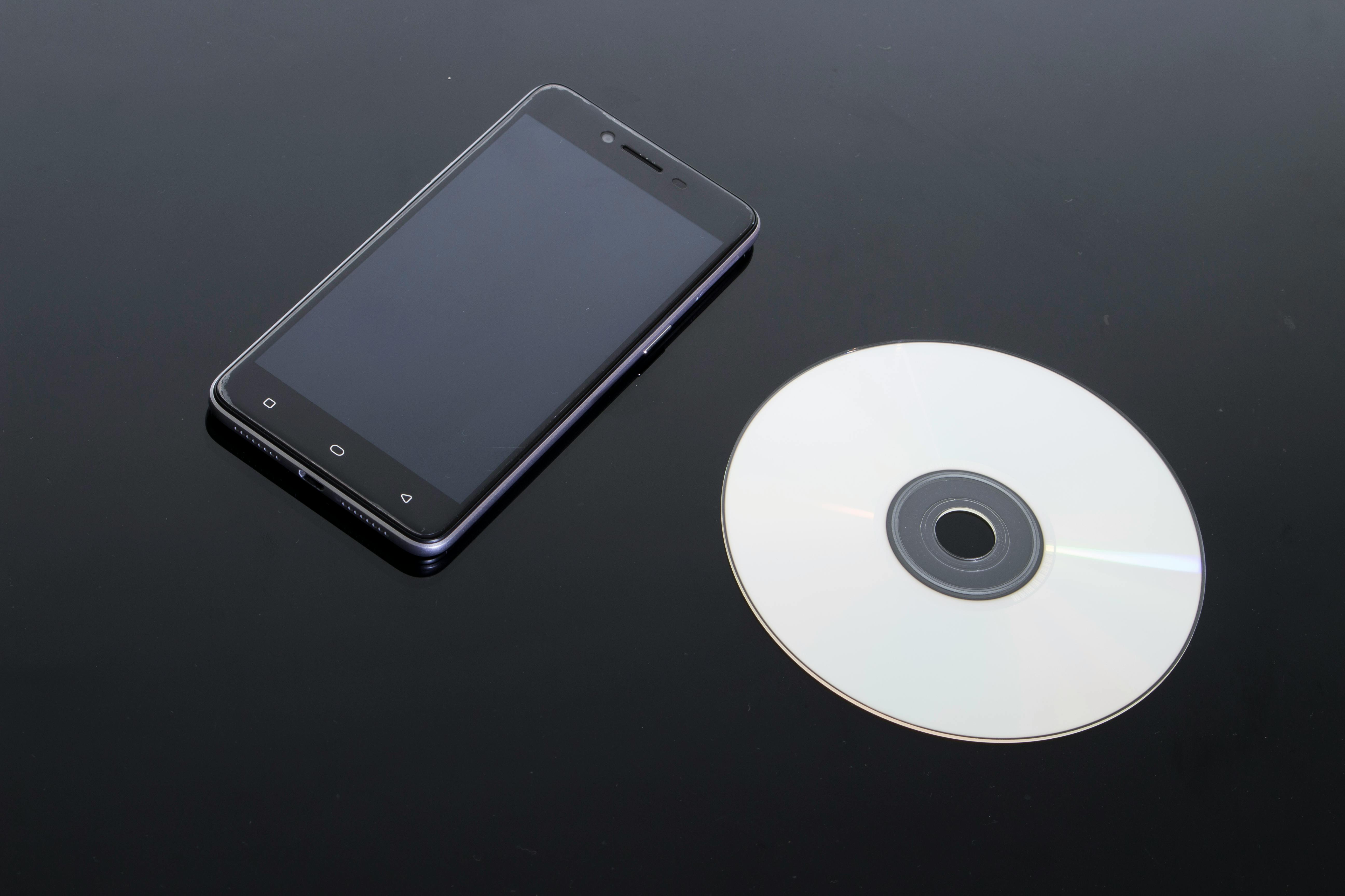 Free stock photo of android phone, black, cd