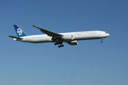 Free Photo of Air New Zealand in Flight Stock Photo