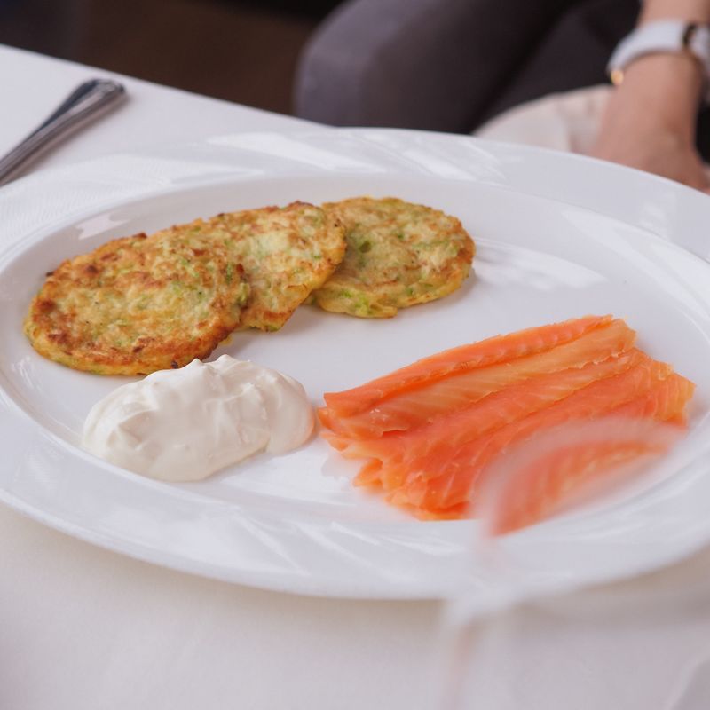 Thrifty Potato Pancakes with Applesauce