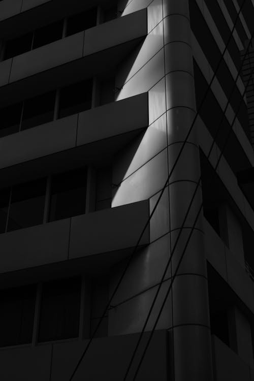  Concrete Building in Grayscale Photography
