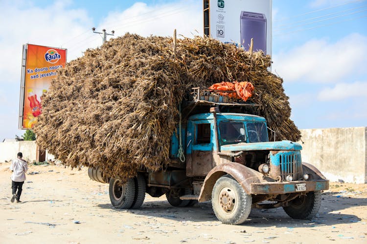 Overload Truck On Street