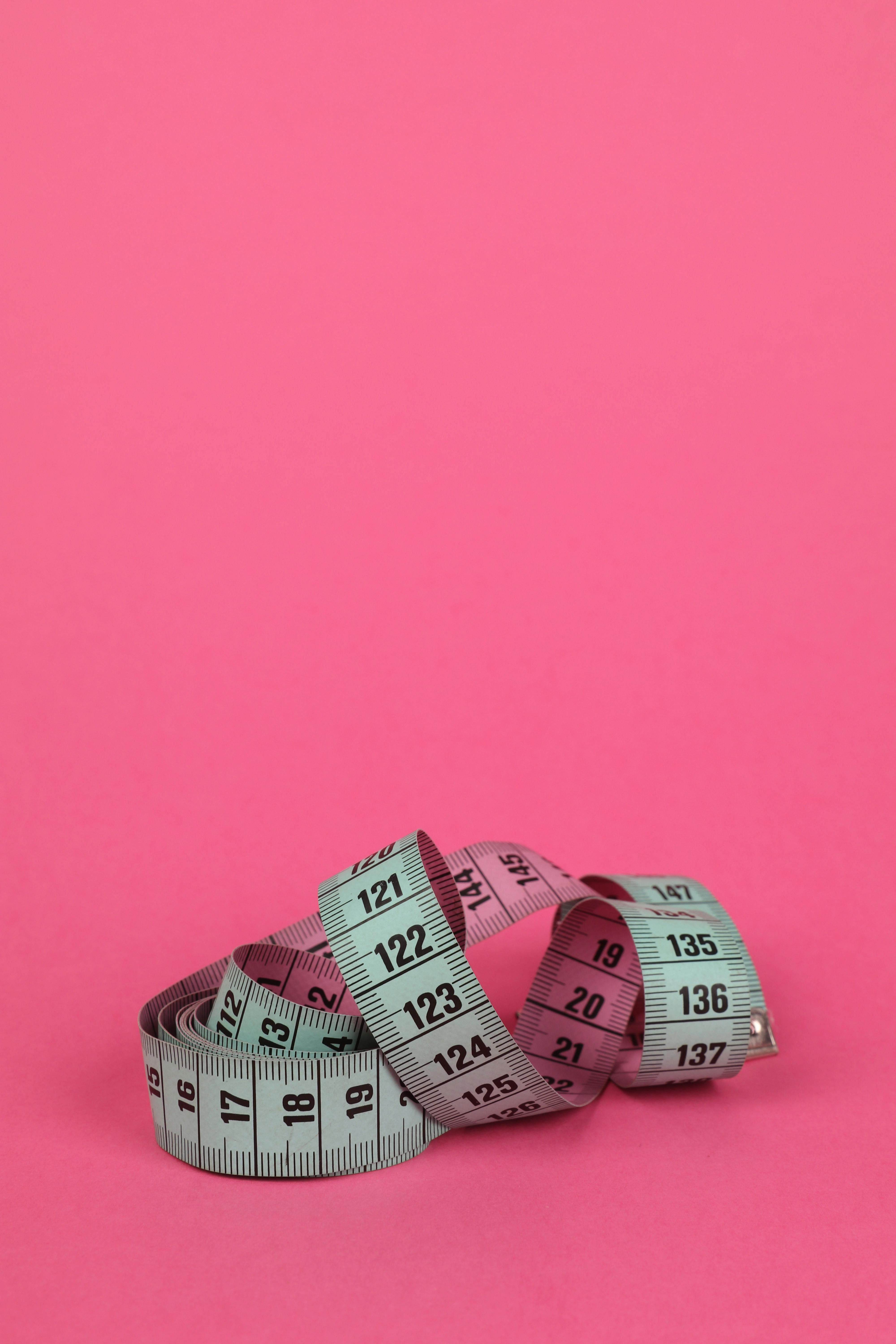 Pink Measuring Tape Free Stock Photo