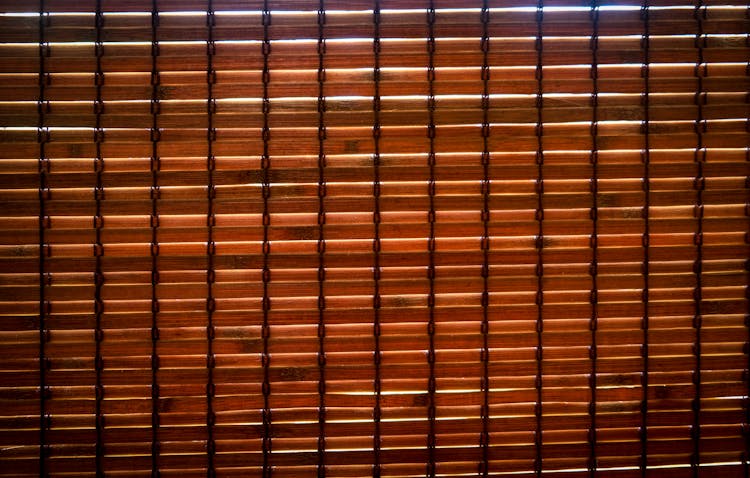 Close Up Of Brown Shutters