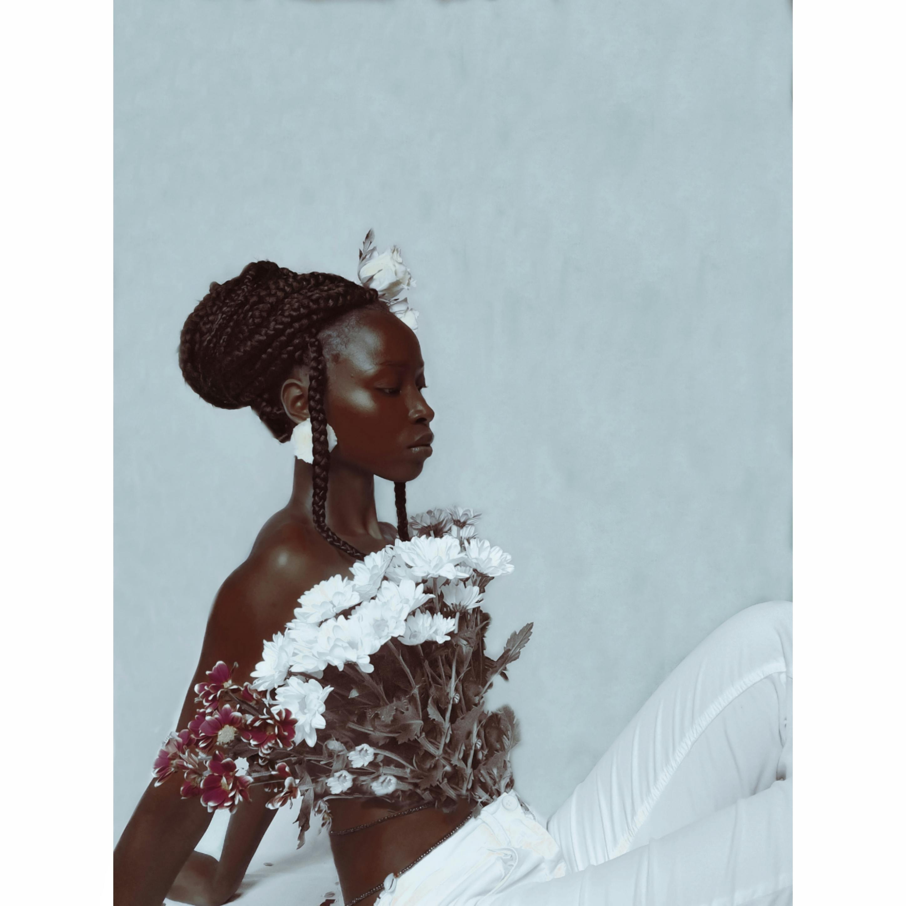 Blond Woman with Long Hair Wearing Tuxedo · Free Stock Photo