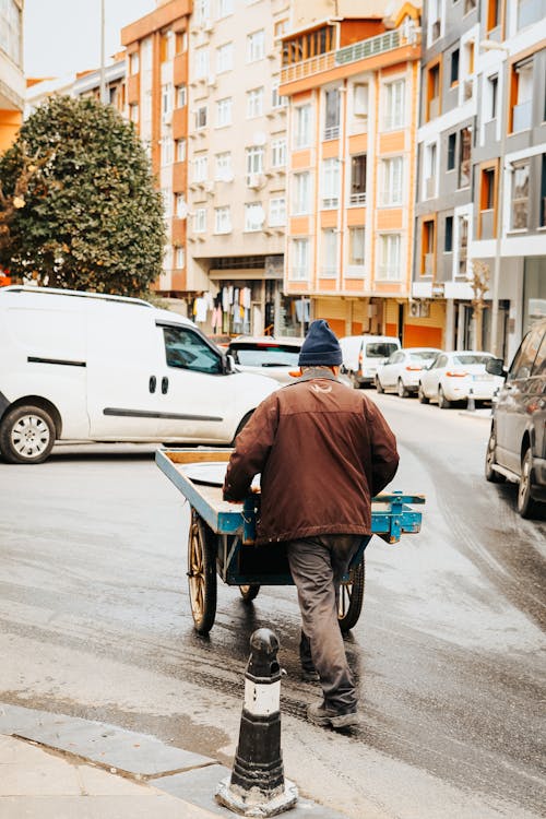 Ingyenes stockfotó autók, barna kabát, bevásárlókocsi témában